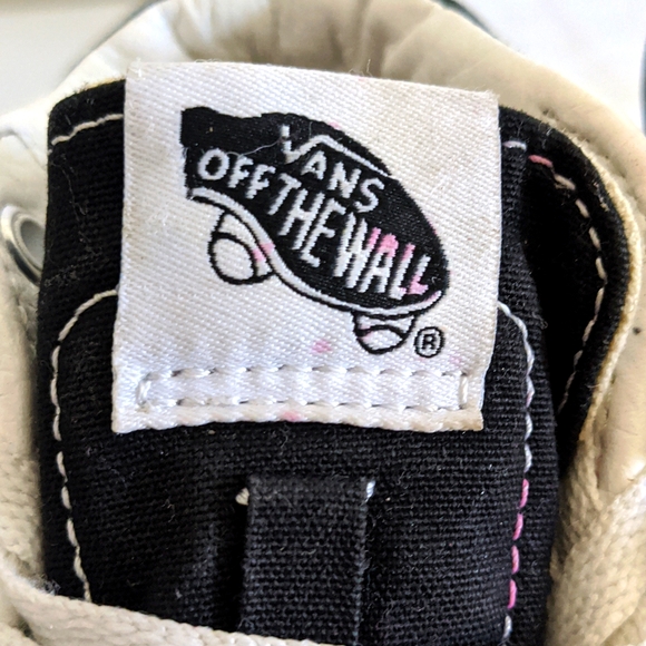 Vans Off The Wall High Top Kids Skateboard Sneakers - Picture 5 of 10